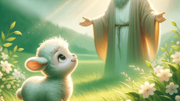 O Pastor Divino e Uma Ovelha Chamada Lila Salmo 23