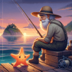 "O Pescador e a Estrela Mágica: Jornada Encantada"