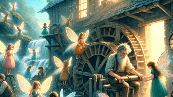 "O Moinho das Fadas: Uma História de Magia e Generosidade"