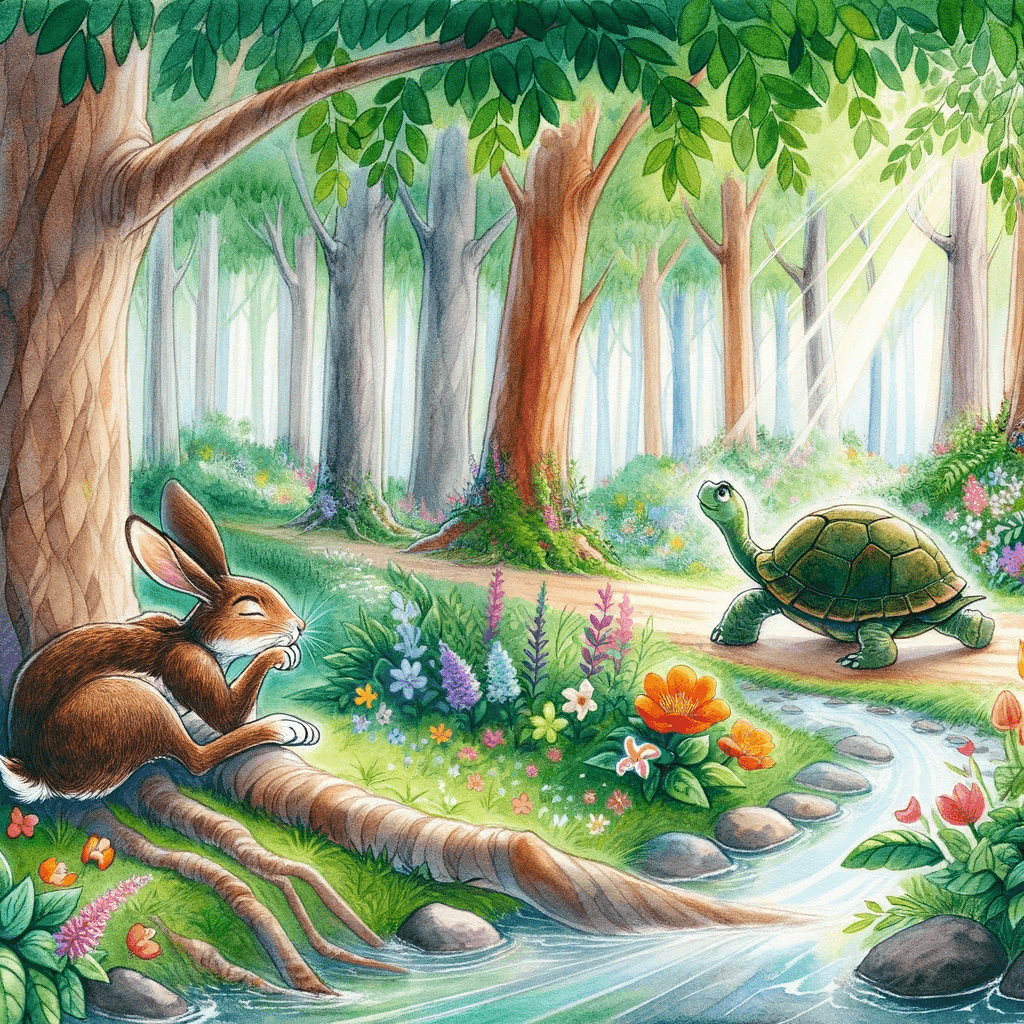 A Lebre e a Tartaruga: Uma Nova Visão sobre um Clássico Hoppie e Titi