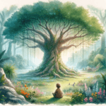 "Lucas e a Árvore Generosa: Lições de Vida sob a Sombra da Natureza"