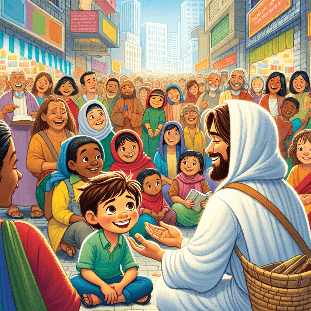 Ensinamento de Jesus: A Criança na Multidão