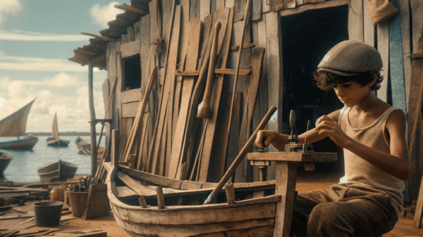 "O Pequeno Construtor de Barcos: Sonhos à Vela"